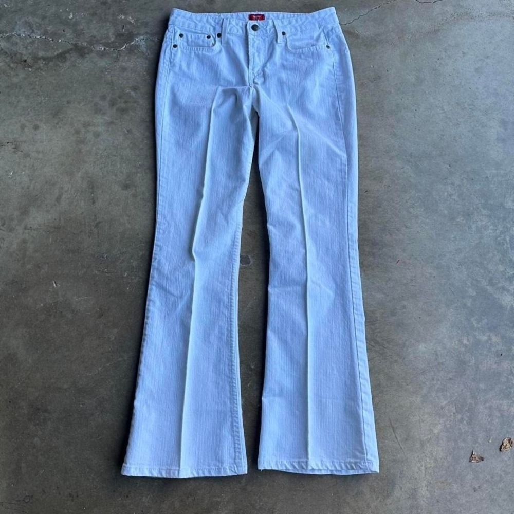 Y2k white mossimo flare boot cut jeans 30x30.5